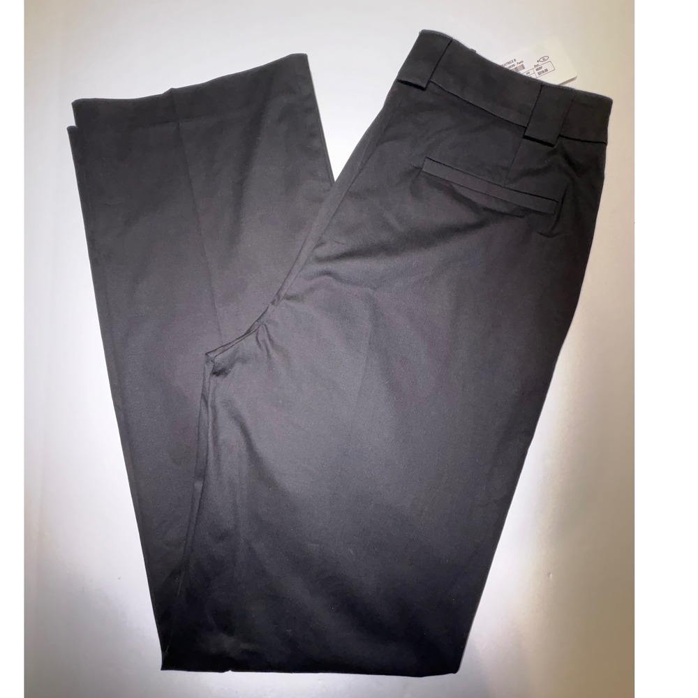 Beatrice B Black Trousers Womens Size 8 IT 46 Cotton Blend Made in Italy NEW